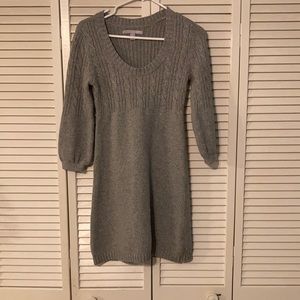 Old Navy light gray sweater dress. Size XS.